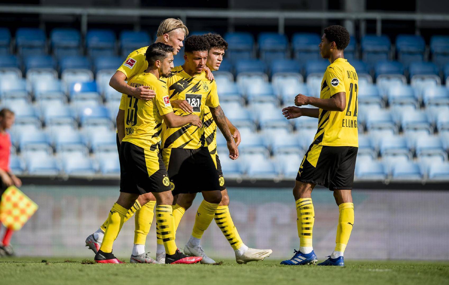 关于多特蒙德打破进球荒，马竞球迷集体高唱助威的信息